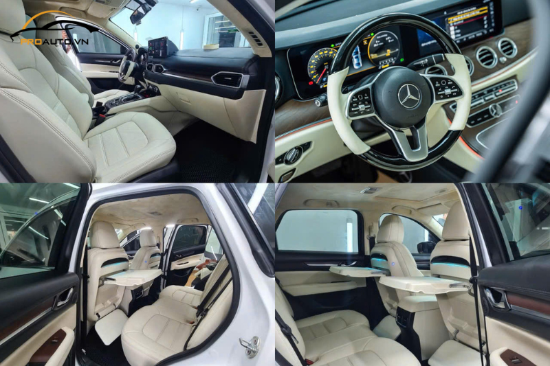 Sơn nhựa đổi màu nội thất cho xe Mercedes