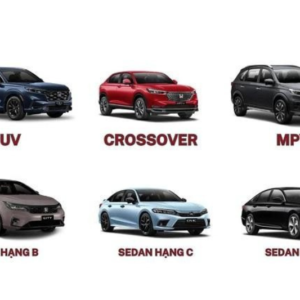 Kích thước và phân khúc xe - Giá đồng sơn ô tô