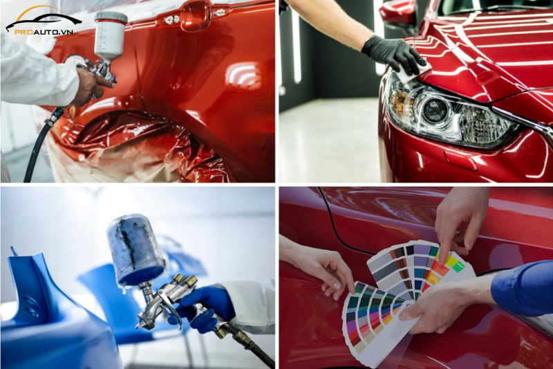 Kinh nghiệm khi tham khảo giá đồng sơn ô tô chính hãng