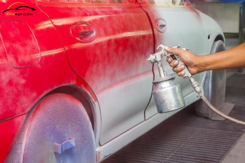 Màu sơn gốc và màu sơn mới - Giá đồng sơn ô tô