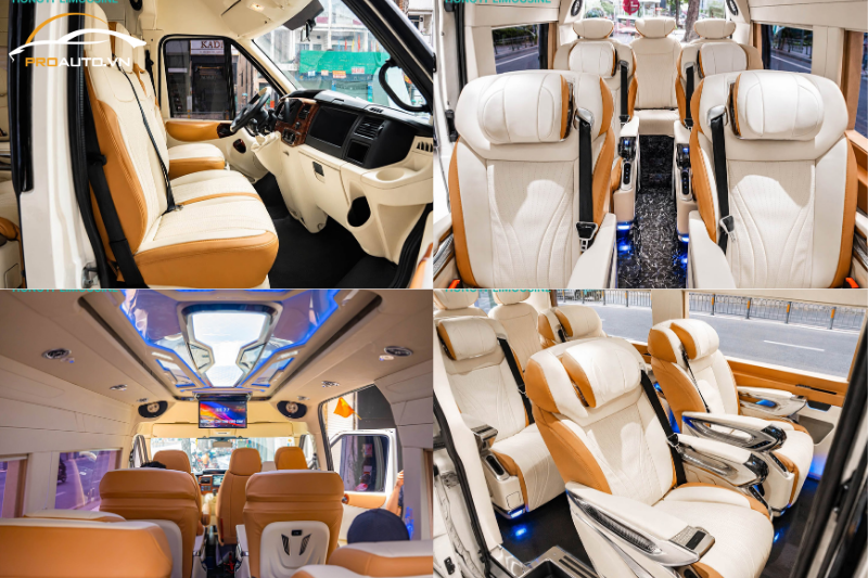 Gói Limousine phối kem và nâu tinh tế