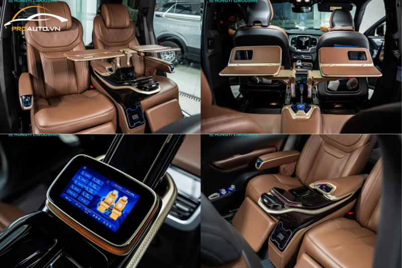 Nâng cấp Limousine màu nâu sang trọng, ấm áp